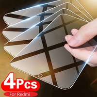 4 sztuk szkło hartowane dla Redmi Note 10 9 8 7 9S 10S 9T 10T 8T11S 11T ochraniacz ekranu na Redmi note 10 11 9 8 Pro max lite szkło 1